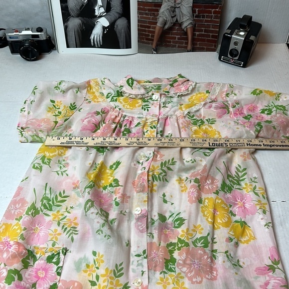 Vintage sheer house coat dress home made - Picture 9 of 10
